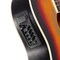 Jameson Guitars Full Size Thinline Acoustic Electric Guitar with Free Gig Bag Case & Picks